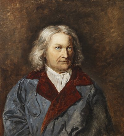 Portrait of Bertel Thorvaldsen by Johan Christian Dahl